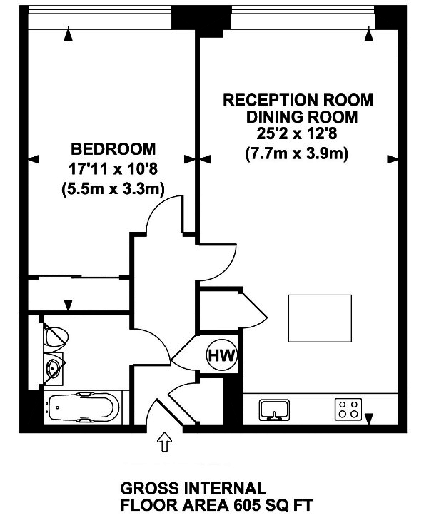 1 Bedrooms Flat for sale in Gatliff Road, Cubitt Building, Grosvenor Waterside SW1W