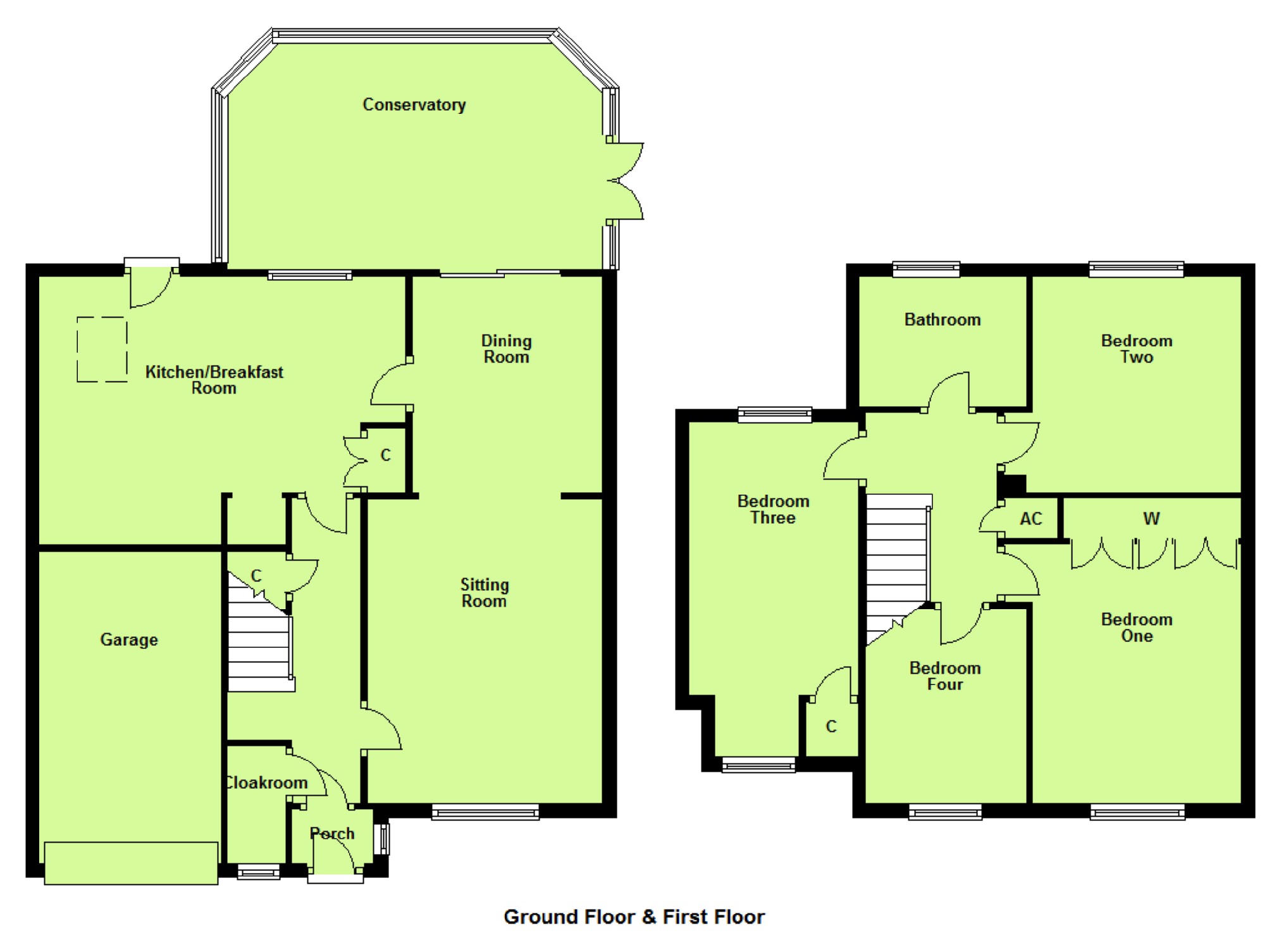 4 Bedrooms Detached house for sale in Winchester Close, Chippenham, Wiltshire SN14