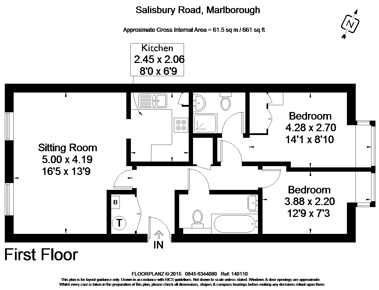 2 Bedrooms Flat for sale in Kynance Apartments, Salisbury Road, Marlborough, Wiltshire SN8