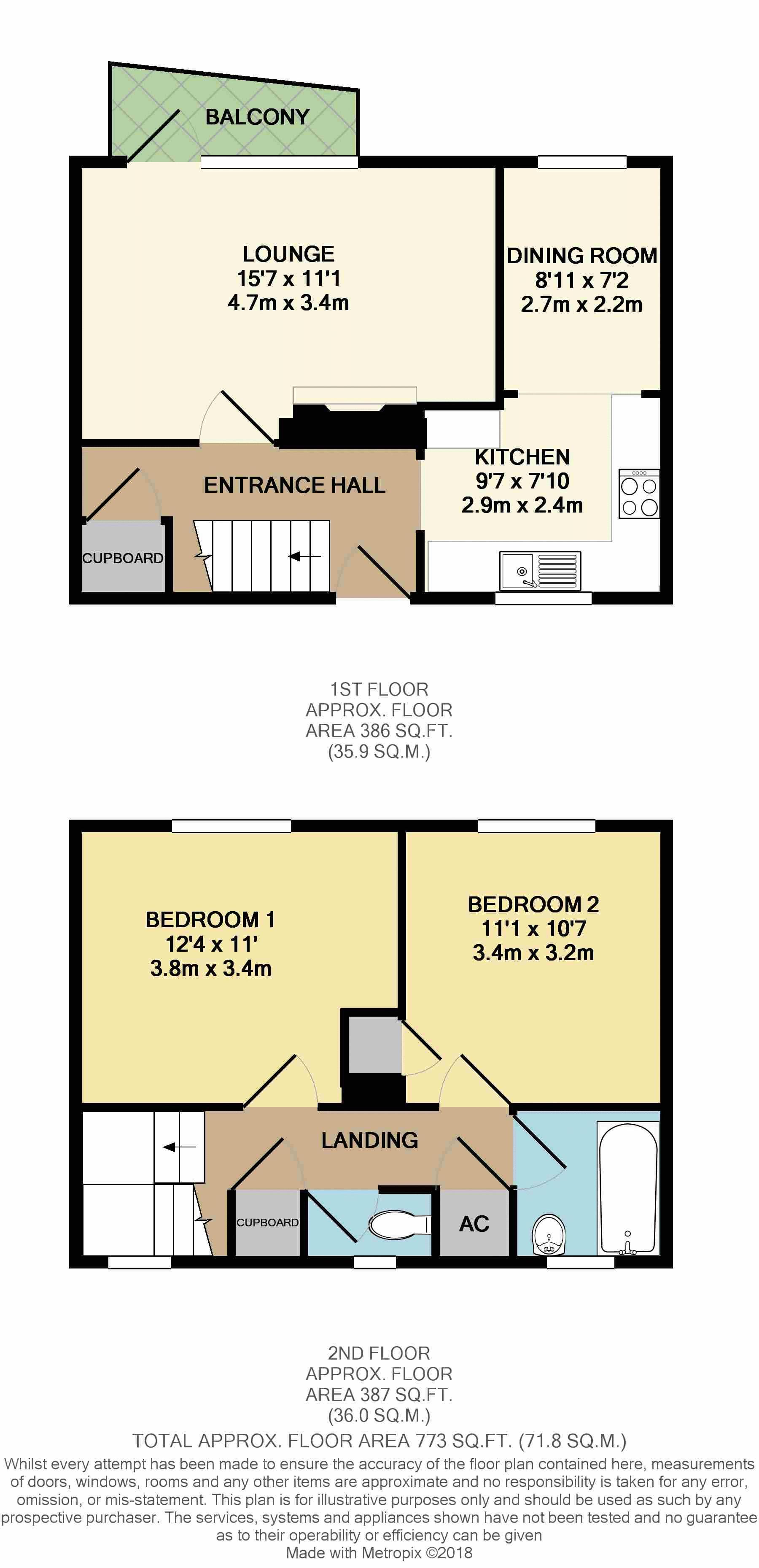 2 Bedrooms Maisonette for sale in Westminster House, Welton Gardens, Lincoln LN2